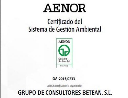 Betean Vitoria pasa de forma favorable el seguimiento anual de la ISO 14.001